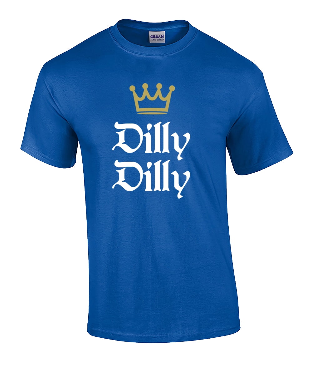 DILLY DILLY T SHIRT bud light distressed print OR solid white print 