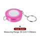 thumbnail image 3 of Métrica Cinta 1,5M/60 Pulgadas Retráctil Sastres Métrica Cinta Bolsillo Tamaño con Llave Cadena para Cuerpo, Tela, Costura y Manualidades Medidas, Caliente Rosa, 3 of 5