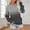 Black Sweatshirt for Winter, variant on XPMWRP Women's Gradient Trendy Sweatshirt Casual Long Sleeve V Neck Pullover Loose Fall Winter Warm Sweatshirt Blue L