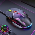 thumbnail image 3 of VONKY Compact And Lightweight USB Mouse Convenient For On Go Sensitive And Accurate Wired Gaming Mouse non voice pink, 3 of 6