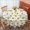 Excavator And Star, variant on Excavator and Star White Pattern Round Tablecloth 70"x70", Wrinkle Resistant Wipeable Table Cover for Kitchen Dining Room Picnic Patio and Party