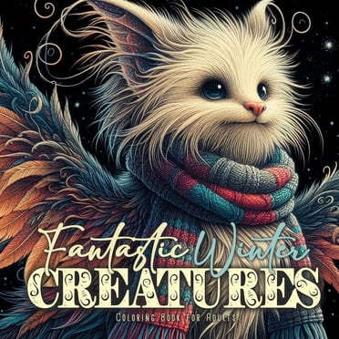 Fantastic Creatures Coloring Book for Adults New Edition: cute ...
