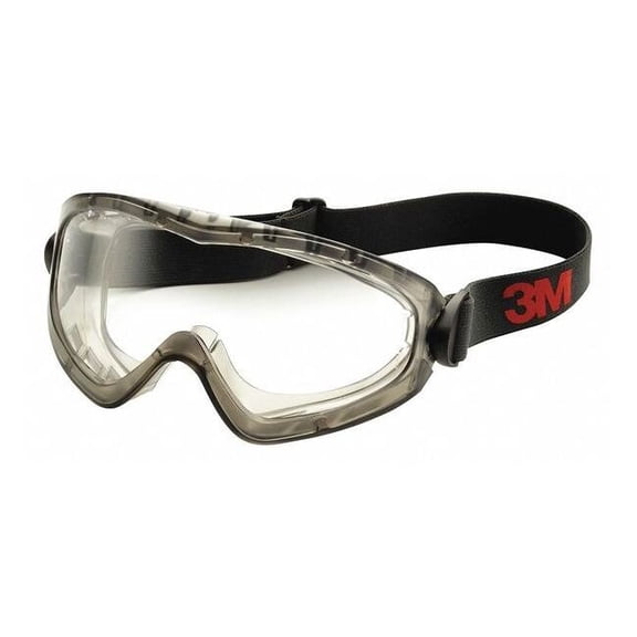 3m SafetyGoggles,PC,Clr,Wraparound GG2891S-SGAF