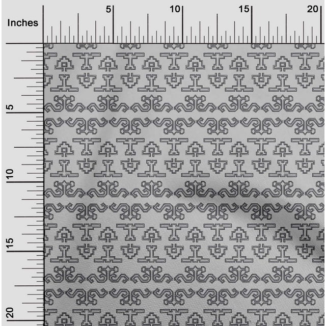 oneOone Silk Tabby Fabric Geometric Block Fabric Prints By Yard 42 Inch Wide