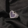 thumbnail image 3 of 14K Gold Heart-Shaped Moissanite Ring for Unisex, Symbol of Love, Best Gift for Romantic Occasions, 3 of 6