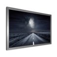 thumbnail image 2 of Designart 'Cloudy Full Moon Over Asphalt Road III' Nautical & Coastal Framed Art Print, 2 of 4