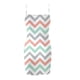 thumbnail image 5 of Moda para mujer sin mangas gradiente flores impresas con bolsillo en la cintura vestido de verano con cuello en V Mini vestido de tirantes Pompotops ghjkhdj8507, 5 of 5