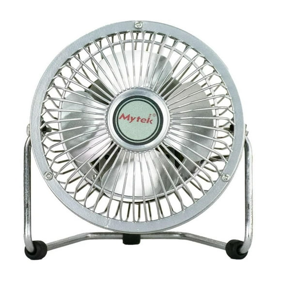 Ventilador de Escritorio Mytek 3131 4 Pul 10 Cm Portátil Metal Gris
