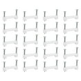 thumbnail image 1 of Unique Bargains Cable Clips with Steel Nail, 50Pcs 21mm/0.83' Plastic Cable Wire Clips, Ethernet Cable Clips Nail in Cable Clips, Red, 1 of 6