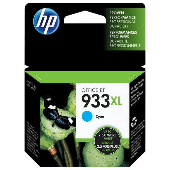 HP 933XL Cyan High Yield Original Ink Cartridge (CN054AN)