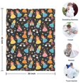 thumbnail image 4 of Black Princess Castle Pattern Blanket,Comfortable Soft Flannel Throw Blanket,All Season,Warm Lightweight Blankets for Sofa Bed Couch Living Room Chair,30"x40", 4 of 4