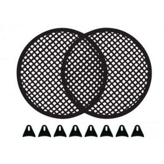 1 Pair 6.5" SubWoofer Mid range Metal Mesh Waffle Speaker Grill DJ PA Car Audio