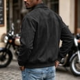 thumbnail image 6 of Men's Standard Full-Zip Midweight Sweatshirt with Pockets Fall Winter Spring Jacket, 6 of 7