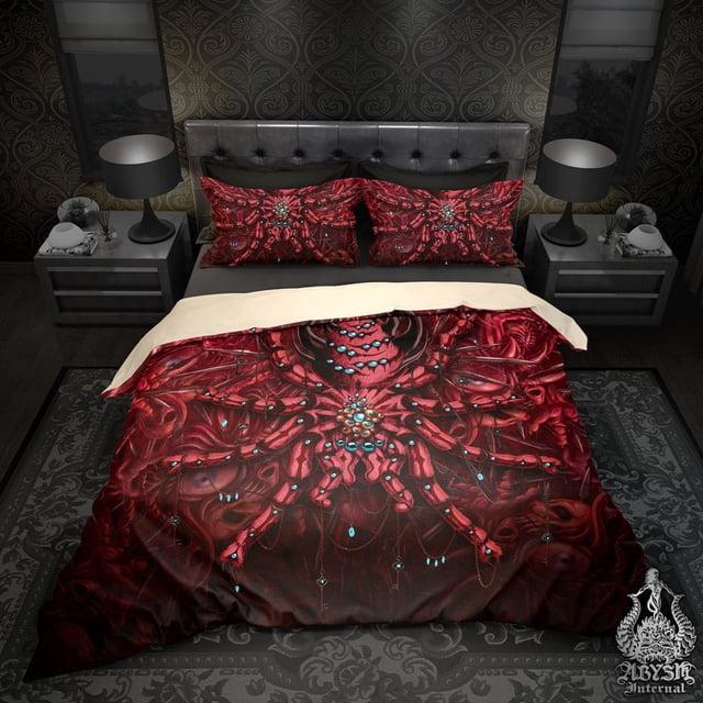 Horror Bedding Set, Comforter or Duvet, Bed Cover, Bedroom Decor, King, Queen &