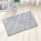 thumbnail image 4 of Alfombra antideslizante absorbente de agua de chenilla, antideslizante, para baño y sala de estar (gris claro), 4 of 8