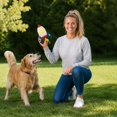 thumbnail image 5 of Rocket Pet Toys Rope Dog Toys Plush Dog Chew Toys Squeaky Pet Chew Toys for Puppy Oral Interactive Tug Play 1 Pack, 5 of 5
