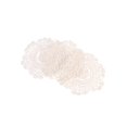 thumbnail image 2 of Handmade Round Coasters Lace Cup Mat for Tabletop Items White Washable 3Pack, 2 of 3