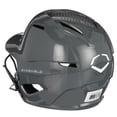 thumbnail image 3 of EvoShield XVT Batting Helmet Gloss Finish with Facemask, Charcoal, Large and Extra Large, 3 of 4