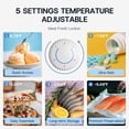 thumbnail image 5 of Upstreman 3.0 Cu.ft Upright Freezer, Single Door Compact Mini Freezer Stand Up Freezer with Reversible Door, UP30 White, 5 of 10
