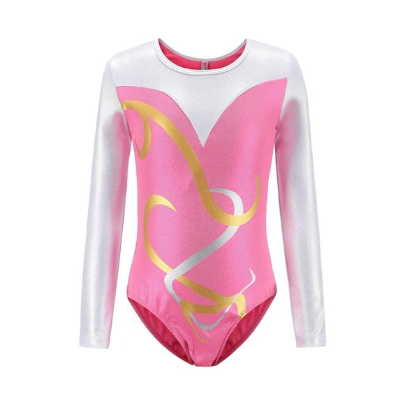 Maillot de gimnasia Fernando Ropa de baile atlética niña Rosa