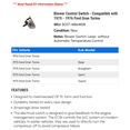 thumbnail image 2 of Blower Control Switch - Compatible with 1975 - 1976 Ford Gran Torino, 2 of 2