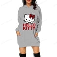 thumbnail image 2 of Hello Kitty Chandail en Molleton Imprimé pour Femmes, Mode Décontractée, Manches Longues, Col Rond, Chandail à Capuche, Automne, Coupe Ajustée, Robe à Capuche, 2 of 6