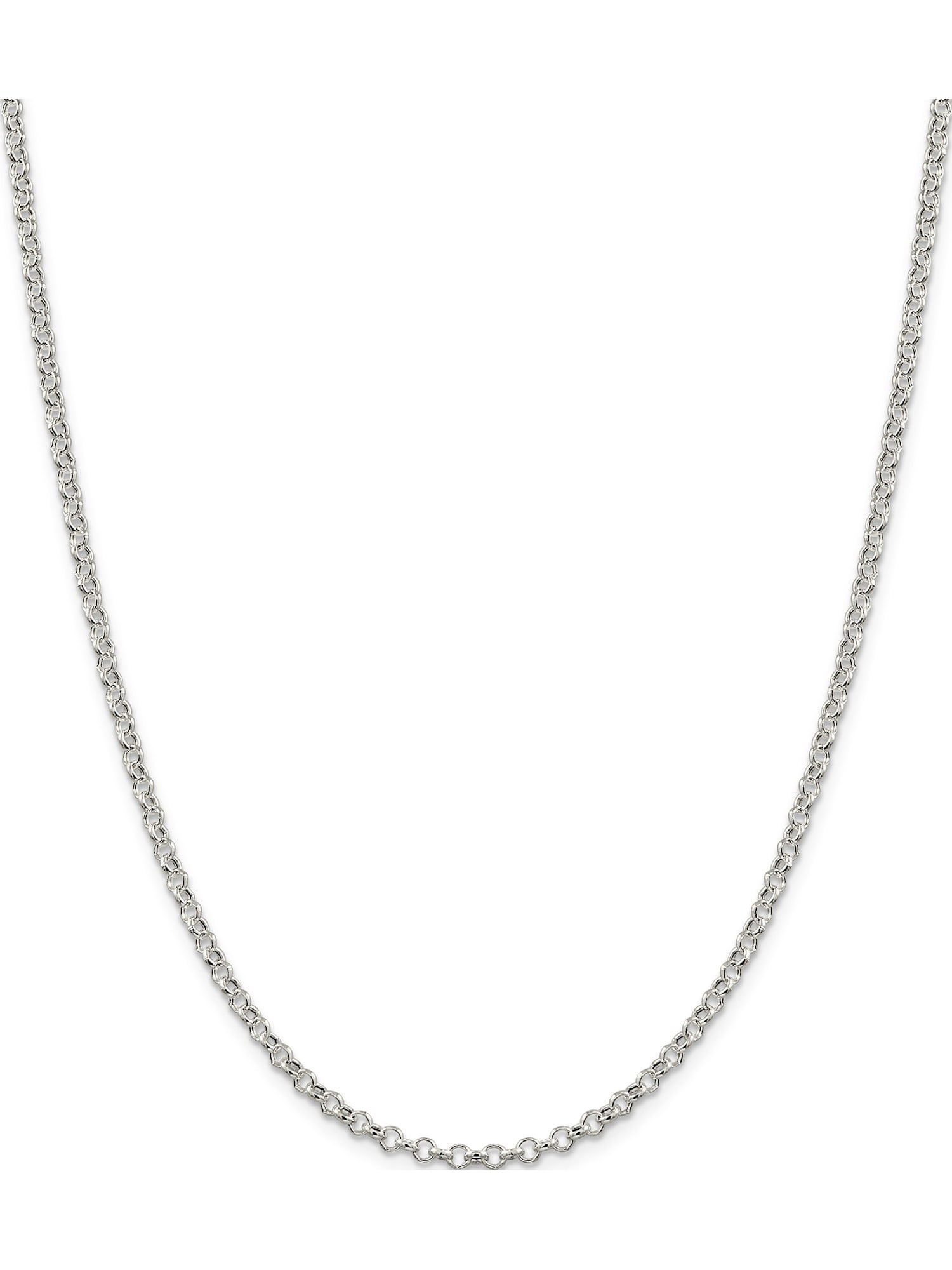 925 Sterling Silver 3mm Rolo Chain 