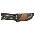 thumbnail image 3 of Camillus Western Cross Trail 7" Fixed Tactical Knife, 3.75" Drop-Point Blade with Sheath, Stag, 3 of 9