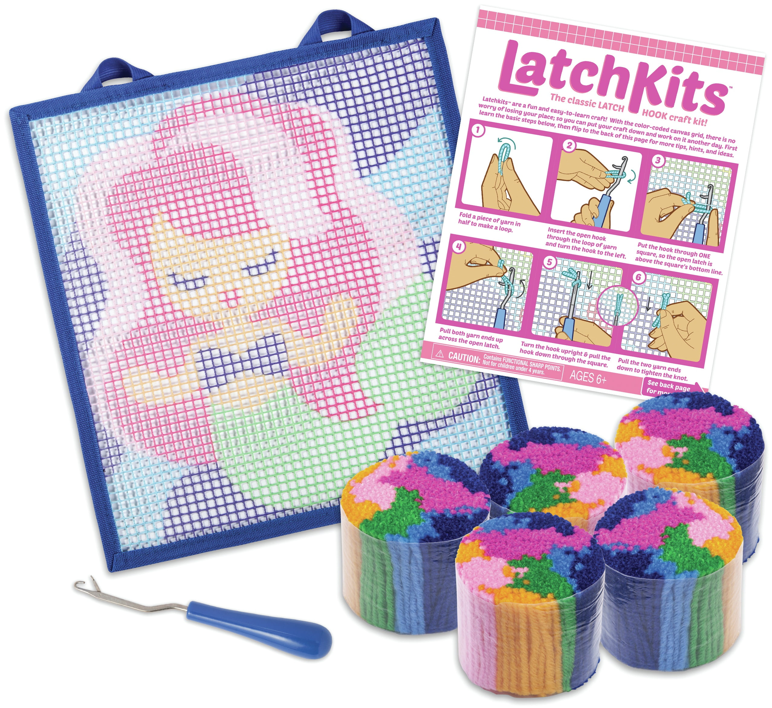 EconoCrafts: Pre-Printed Latch Hook Kits