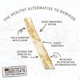 thumbnail image 3 of Earth Animal No-Hide Strips Thin Natural Rawhide Alternative Salmon Recipe Chew Dog Treats, 10 count, 3 of 5