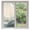 Gray Green, variant on Mountains Window Privacy Film, Farmhouse Forest Nature Trees Landscape Static Cling UV Sun Blocking Heat Control Window Tint Day and Night, Non-Adhesive One Way Windows Privacy Cover 35.4''x78.7''
