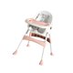 thumbnail image 3 of Silla Alta para Bebé Baoblaze Silla de Comedor Infantil Plegable Rosa, 3 of 8