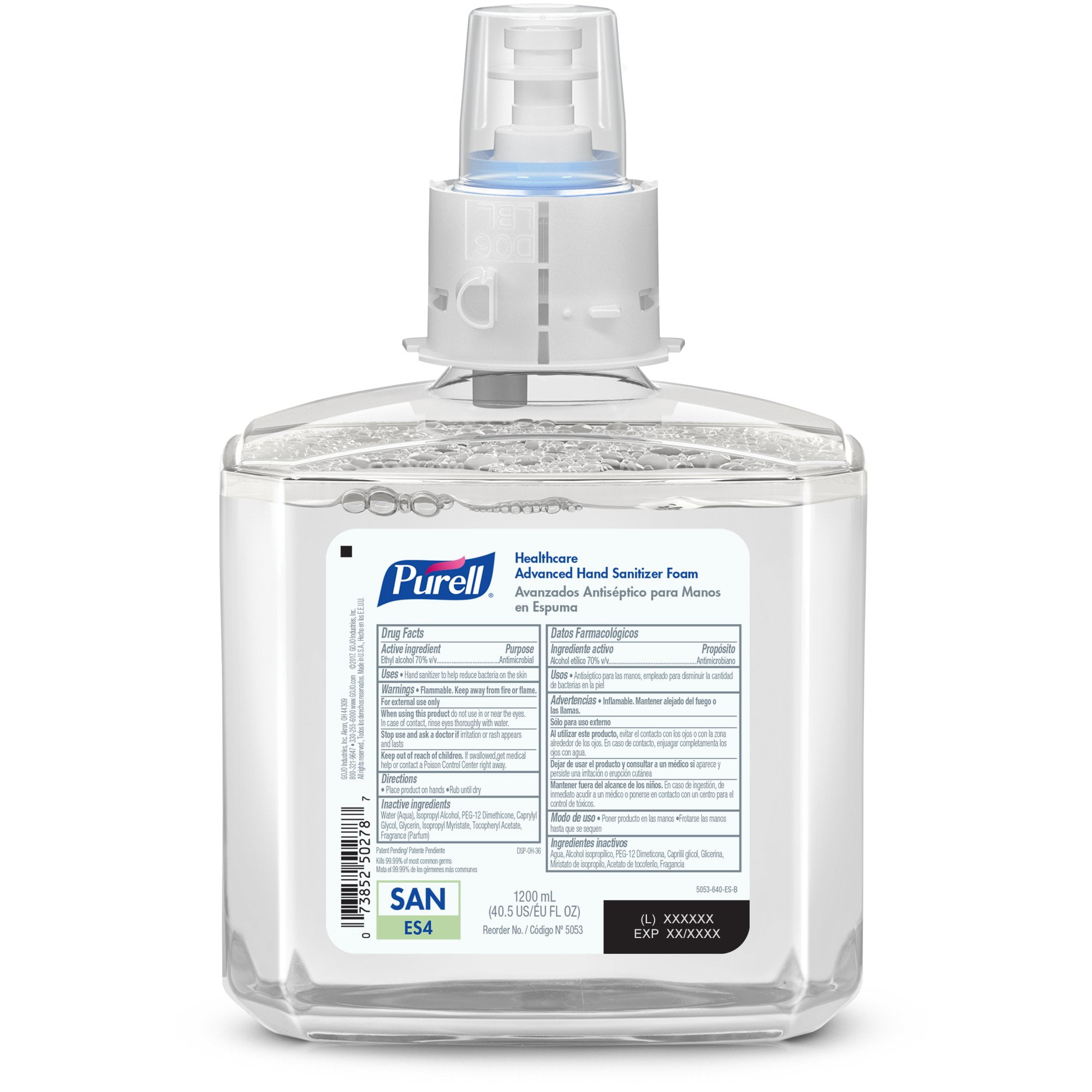 Purell Healthcare Advanced Ethyl Alcohol Scented Hand Sanitizer 1,200 mL Refill Bottle 1 Ct