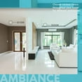 thumbnail image 4 of Luxrite 3 Inch Ultra Thin Square LED Recessed Lighting, 8W, 5CCT Color Selectable 2700K-5000K, 540 Lumens, Wet Rated, ETL, Baffle Trim, 4 of 7