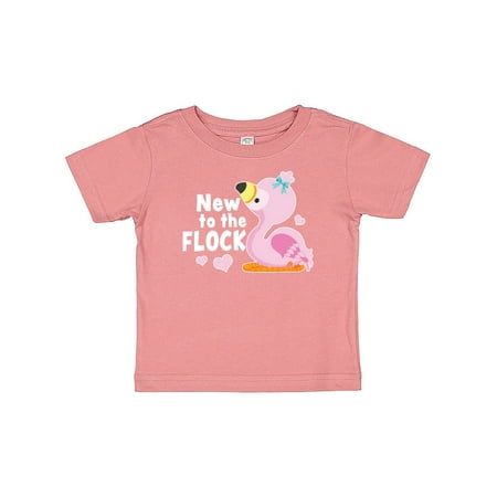 

Inktastic New to the Flock Cute Baby Flamingo Gift Baby Boy or Baby Girl T-Shirt