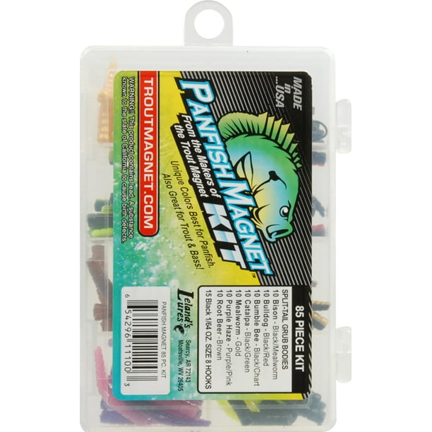 Trout Panfish Fishing Lures Kit, Assorted Colors, 1/64 Oz