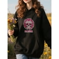 thumbnail image 2 of Playful Breast Cancer Awareness Hoodie for Men and Women, Unisex Pullover Hooded Sweatshirt, Comfortable Cotton Poly Blend, Support and Awareness Casual Outfit, 2 of 5