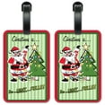 thumbnail image 1 of Christmas Delightful - Luggage ID Tags / Suitcase Identification Cards - Set of 2, 1 of 5