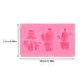 thumbnail image 4 of Injueey Molde en forma de Cactus, portátil, DIY, Flexible, para el hogar, panadería, pastelería, decoración de mesa, molde de planta, Cocina y Comedor, 4 of 6