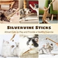thumbnail image 6 of Moonsky Silvervine Hemp Rope Cat Teaser Stick Bite Resistant Teething Toy for Indoor Kittens and Adult Cats B, 6 of 6