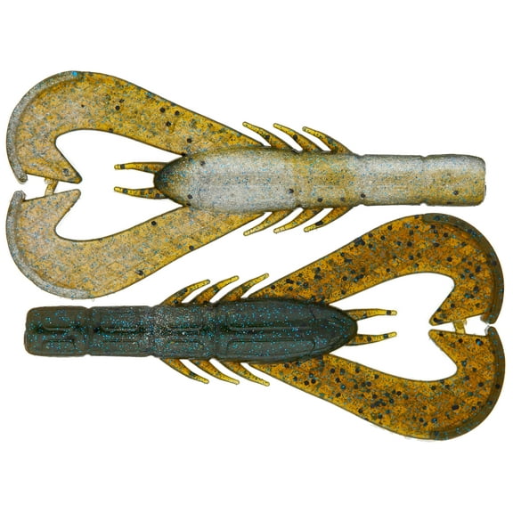 Googan Krackin' Craw 3'' Natural 10pk Soft Plastic Fishing Lure