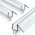 thumbnail image 3 of 2-Pack Shower Door Bottom Seal Sweep for Frameless Glass Rail, 3 of 6