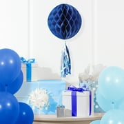 (6 pack) Dark Blue Honeycomb Ball Party Decoration, 10, by Way to Celebrate