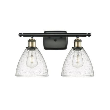 

Innovations Lighting 516-2W-12-18 Bristol Vanity Bristol Glass 2 Light 18 Wide Vanity
