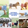 thumbnail image 3 of 3 Pack Washable Female Dog Diapers with Super Absorbent Skirt Design - Reusable Diapers for Dogs and Cats in Heat or Incontinence, 3 of 5