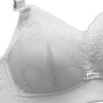 thumbnail image 3 of HUITKMM Bra Ladies' Lace Strapless Bra Comfortable Breathable Soft Sponge Cup Closure Side Adjustable Bra, 3 of 4