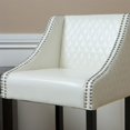 thumbnail image 3 of Noble House 28" Carlita Bar Stool in Ivory, 3 of 5