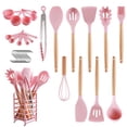 thumbnail image 3 of Hecef 32 PCS Silicone Cooking Utensils Set, 446°F Heat Resistant for Nonstick Cookware, 3 of 14