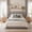 Grey, variant on Lift Up Storage Bed Frame – Corduroy Upholstered Platform Bed with Gas Lift, Padded Headboard, Wooden Slats, No Box Spring Needed – Easy Assembly