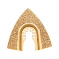 thumbnail image 4 of Hoja de raspado de grano de carburo Triangular, hoja multiherramienta de 75mm, accesorio de Metal, multiherramienta para lijado, lechada de azulejos, 4 of 8